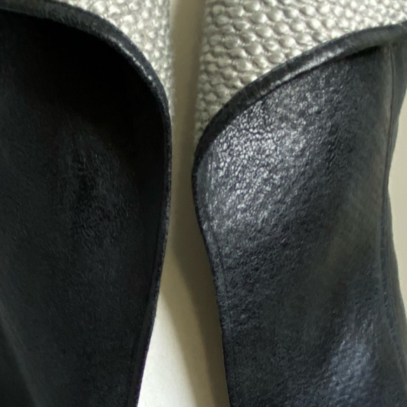 RW& Co. Dk.Brown Faux Leather Wool Blend Textured Career Office Vest- Sz-S - Picture 4 of 15